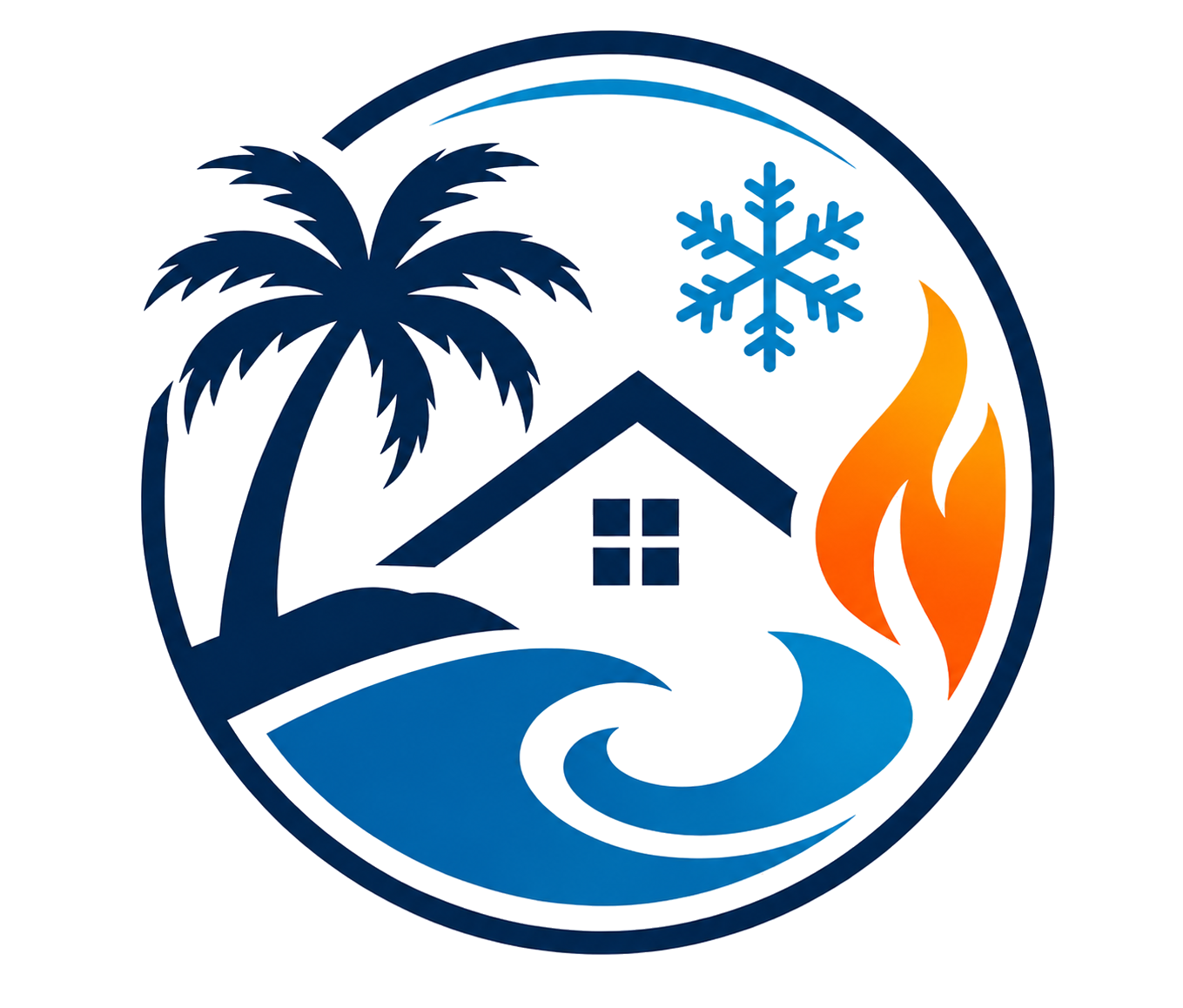 HHI Climate Solutions island HVAC logo